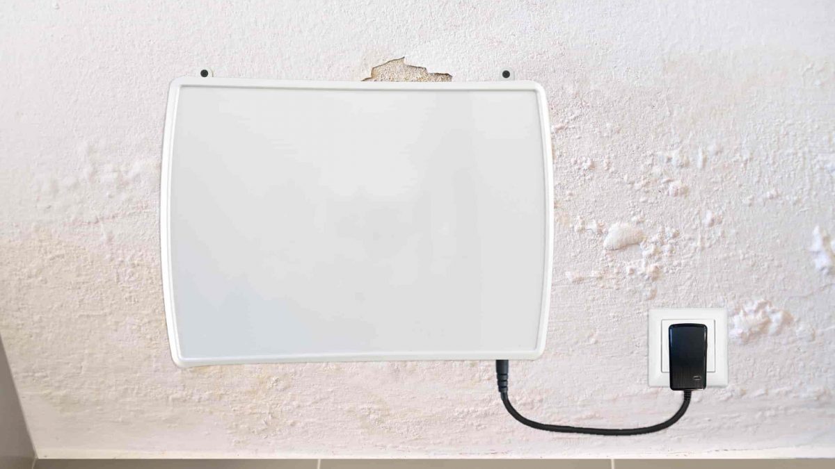 dispositivo de secado de paredes