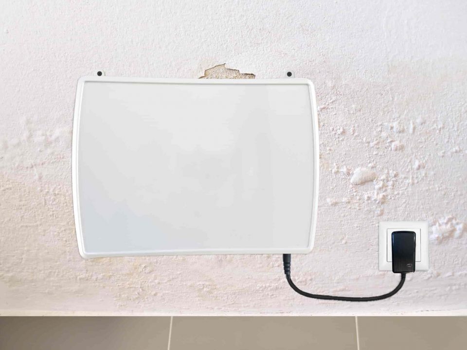 dispositivo de secado de paredes