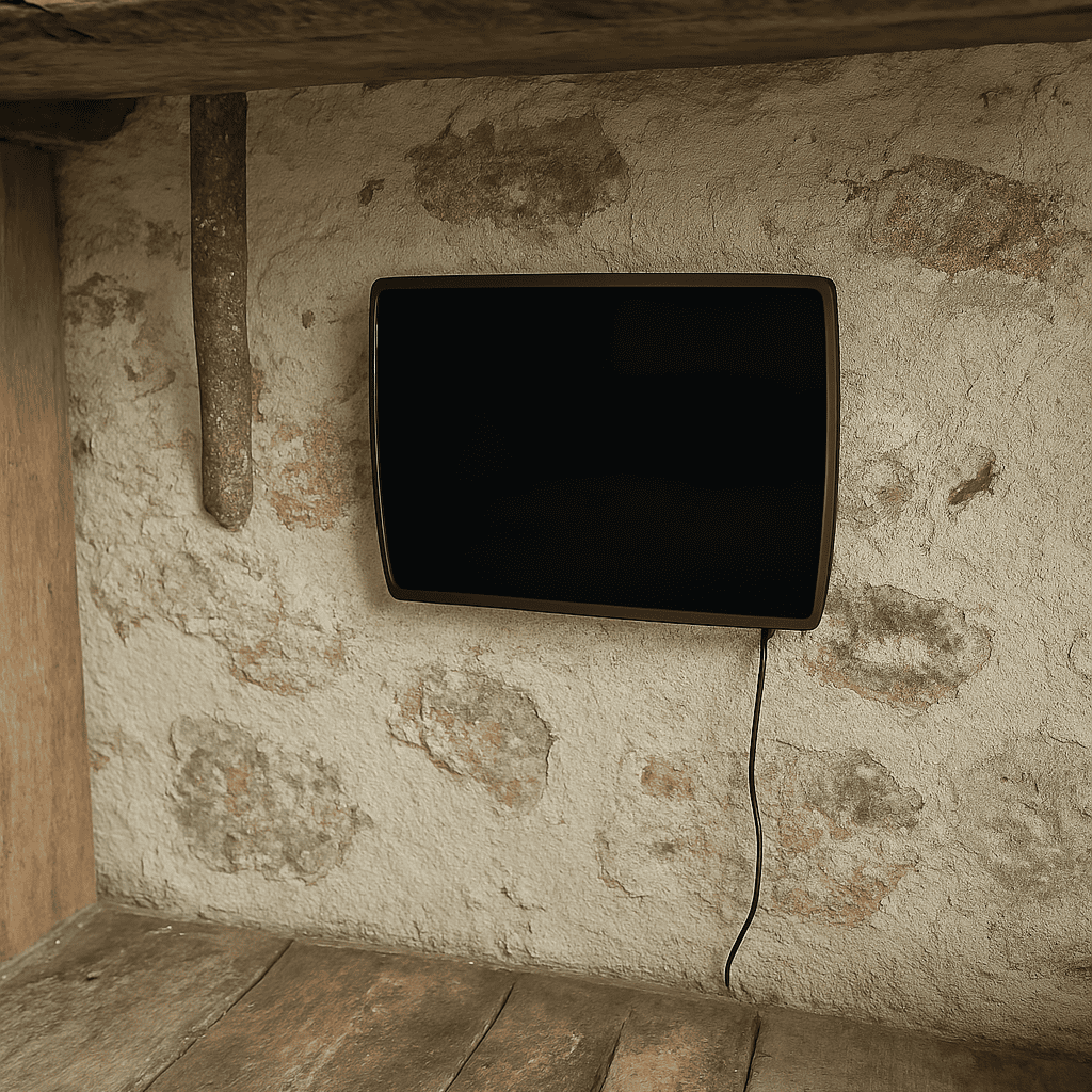 dispositivo sin obras para muros húmedos